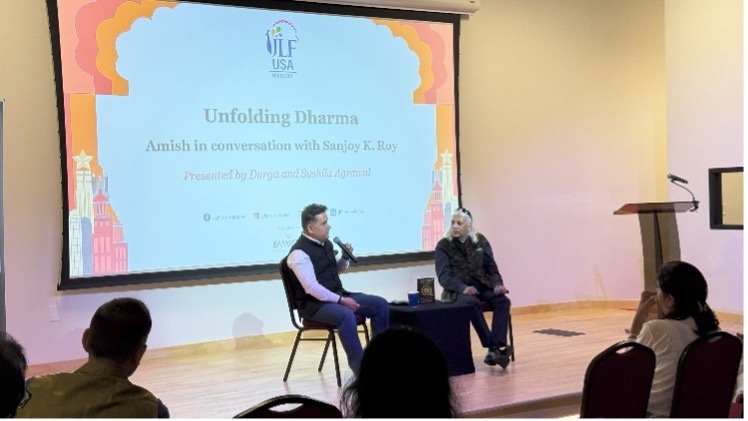 An Evening of Dharma and Dialogue: Amish Tripathi Brings Gandhi’s Legacy to Life at Eternal Gandhi Museum Houston