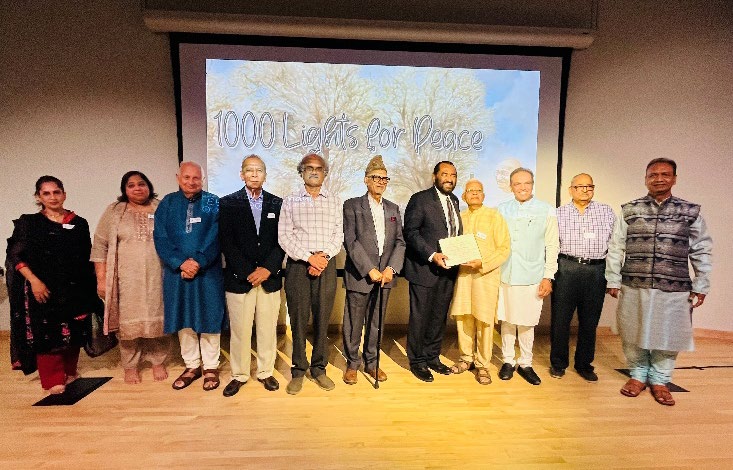 1000 Lights for Peace: Eternal Gandhi Museum Houston Celebrates Gandhi Jayanti