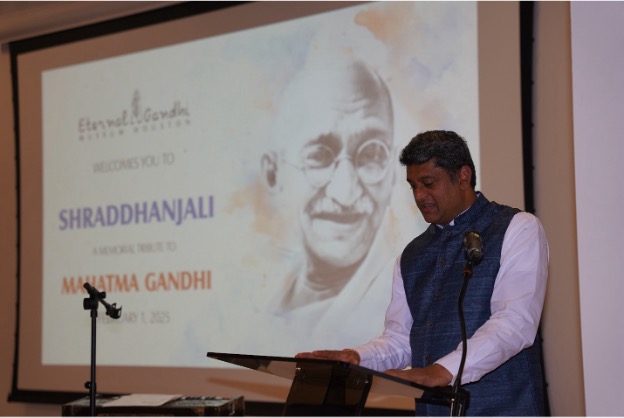 Eternal Gandhi Museum Houston Commemorates 77th Martyrdom Anniversary of Mahatma Gandhi for Truth and Nonviolence with “Shraddhanjali – A Tribute to Mahatma Gandhi”